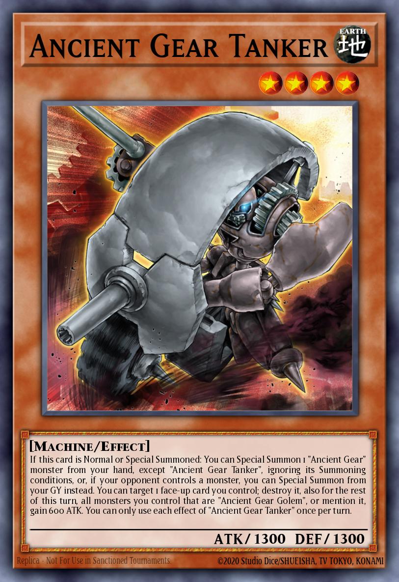 Ancient Gear Tanker Yu-Gi-Oh card