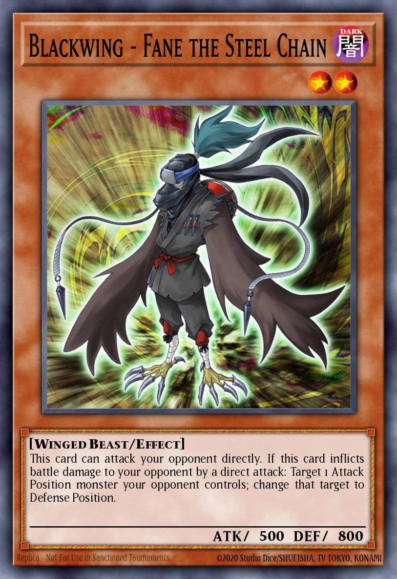 Blackwing - Fane the Steel Chain Yu-Gi-Oh card