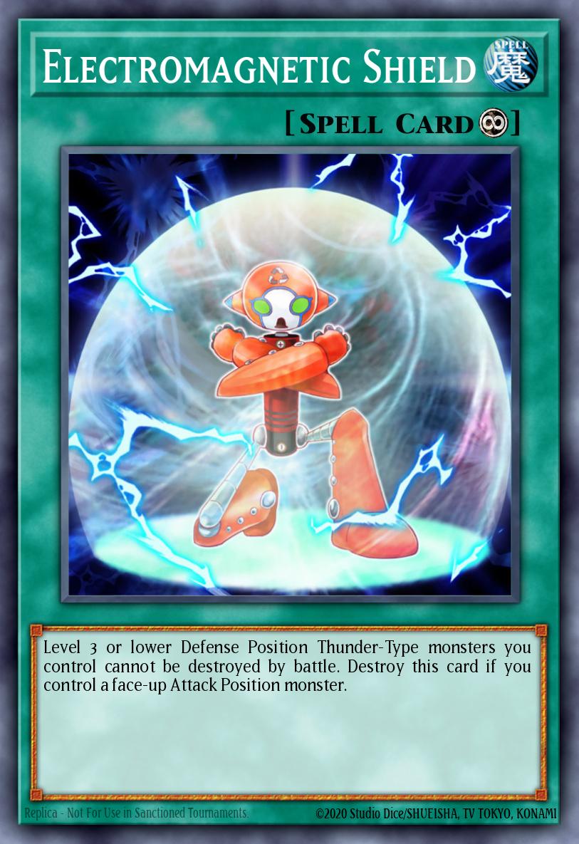 Electromagnetic Shield Yu-Gi-Oh card