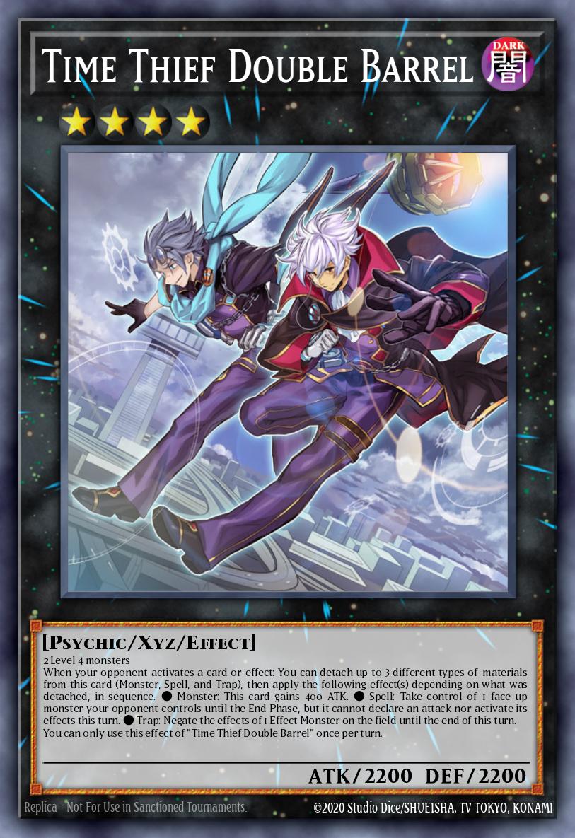 Time Thief Double Barrel Yu-Gi-Oh card
