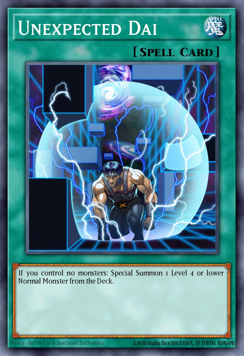 Unexpected Dai Yu-Gi-Oh card