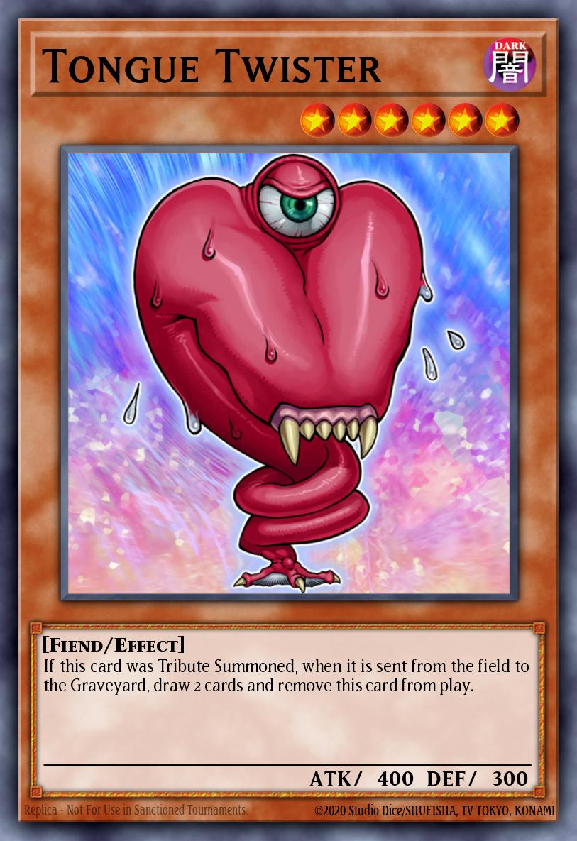 Tongue Twister Yu-Gi-Oh card