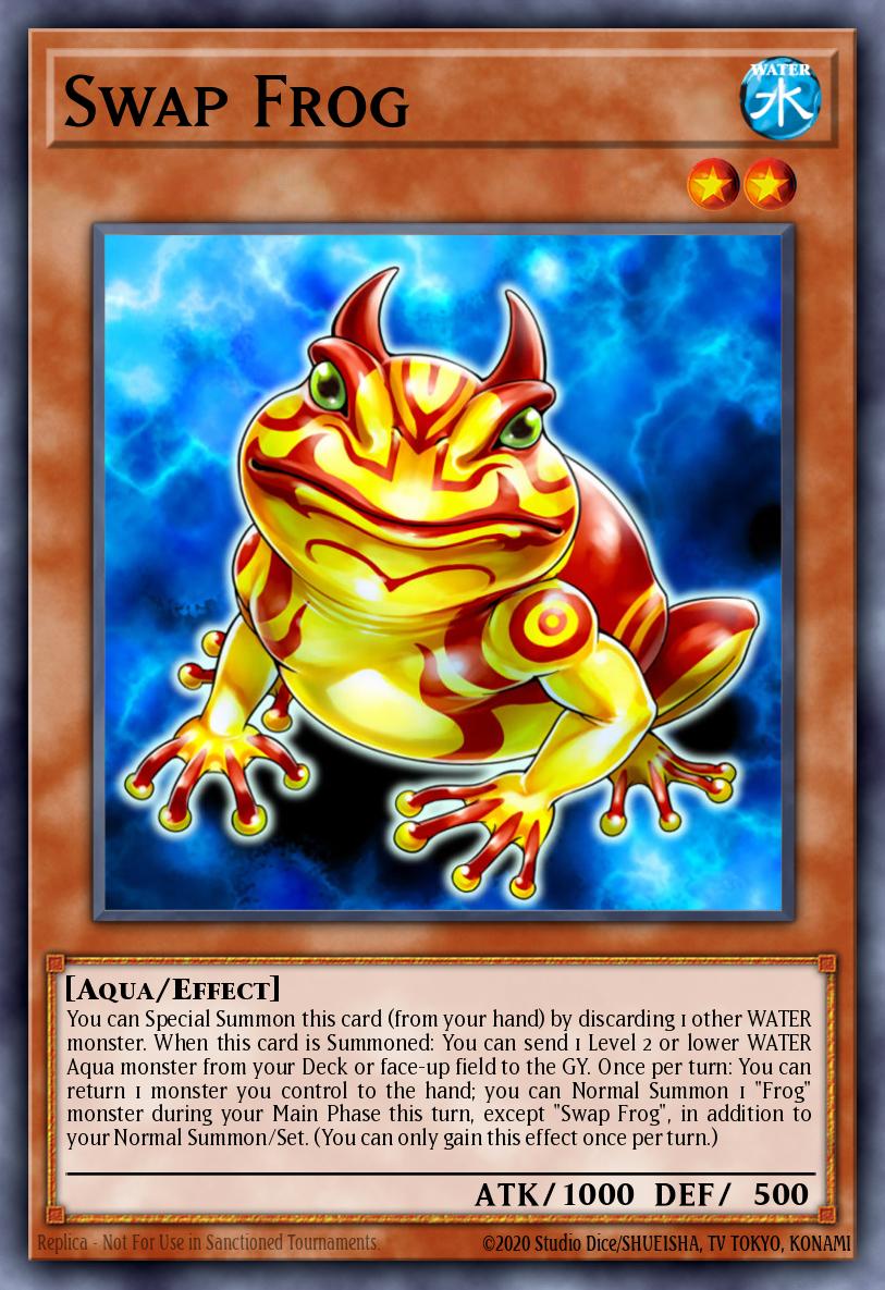 Swap Frog Yu-Gi-Oh card