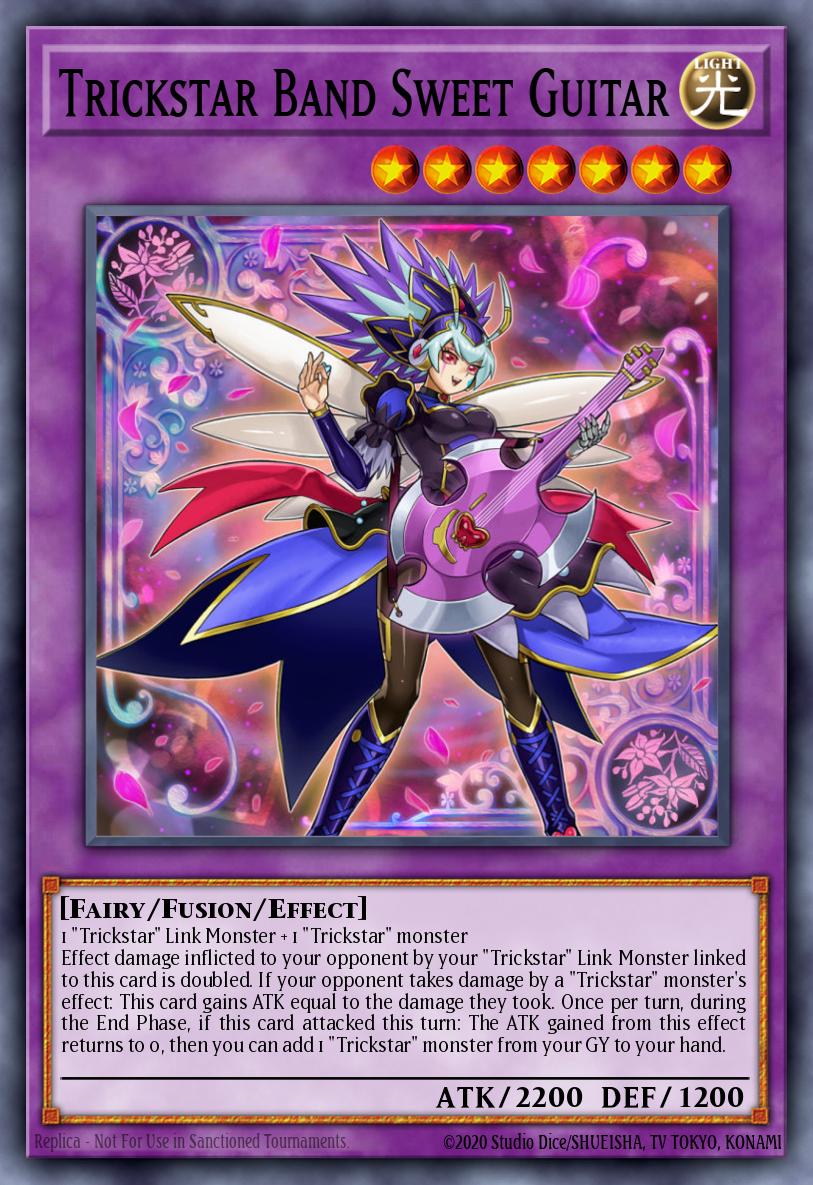 Trickstar Band Sweet Guitar Yu-Gi-Oh card