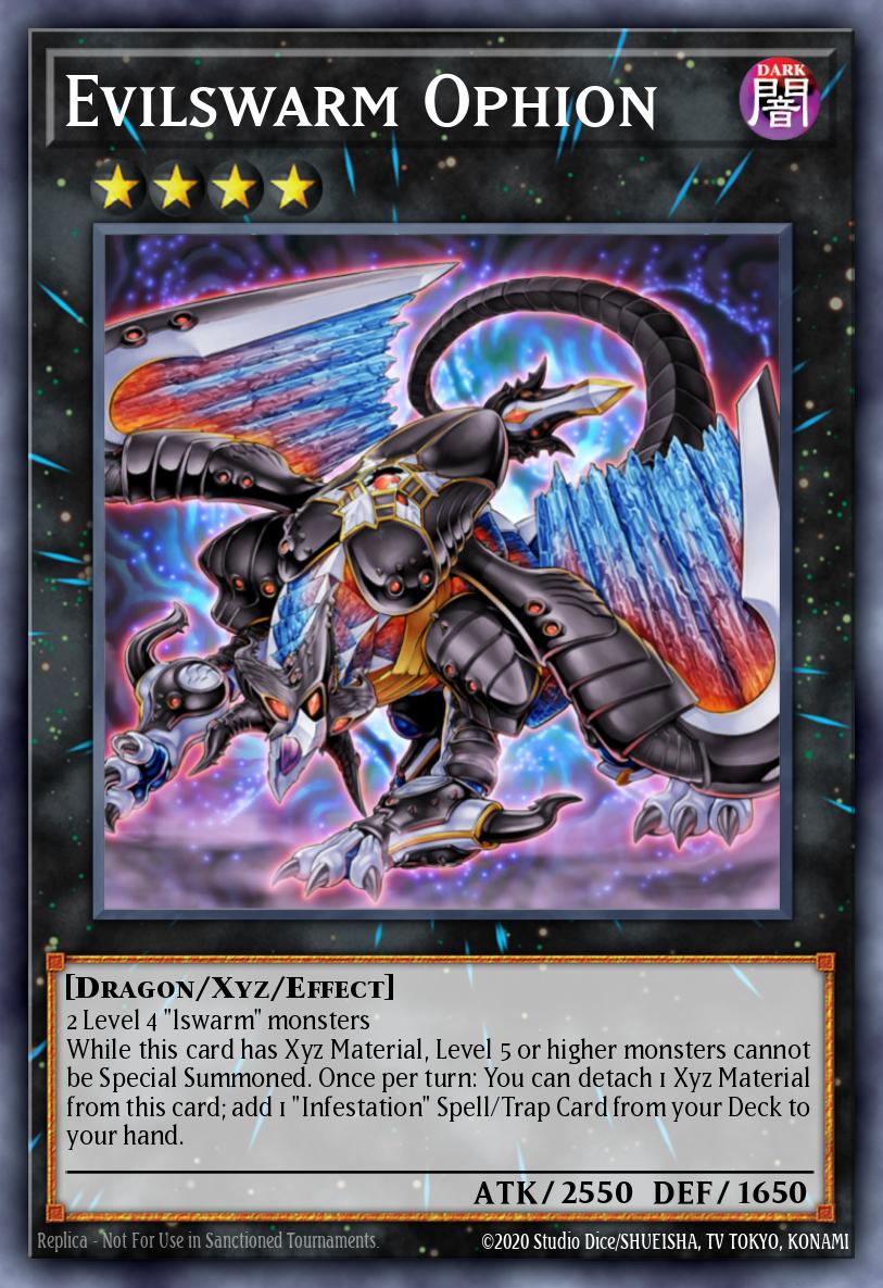 Evilswarm Ophion Yu-Gi-Oh card