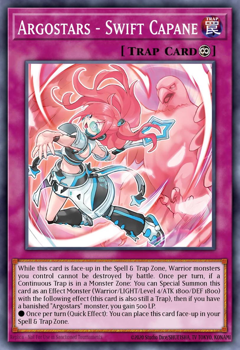 Argostars - Swift Capane Yu-Gi-Oh card
