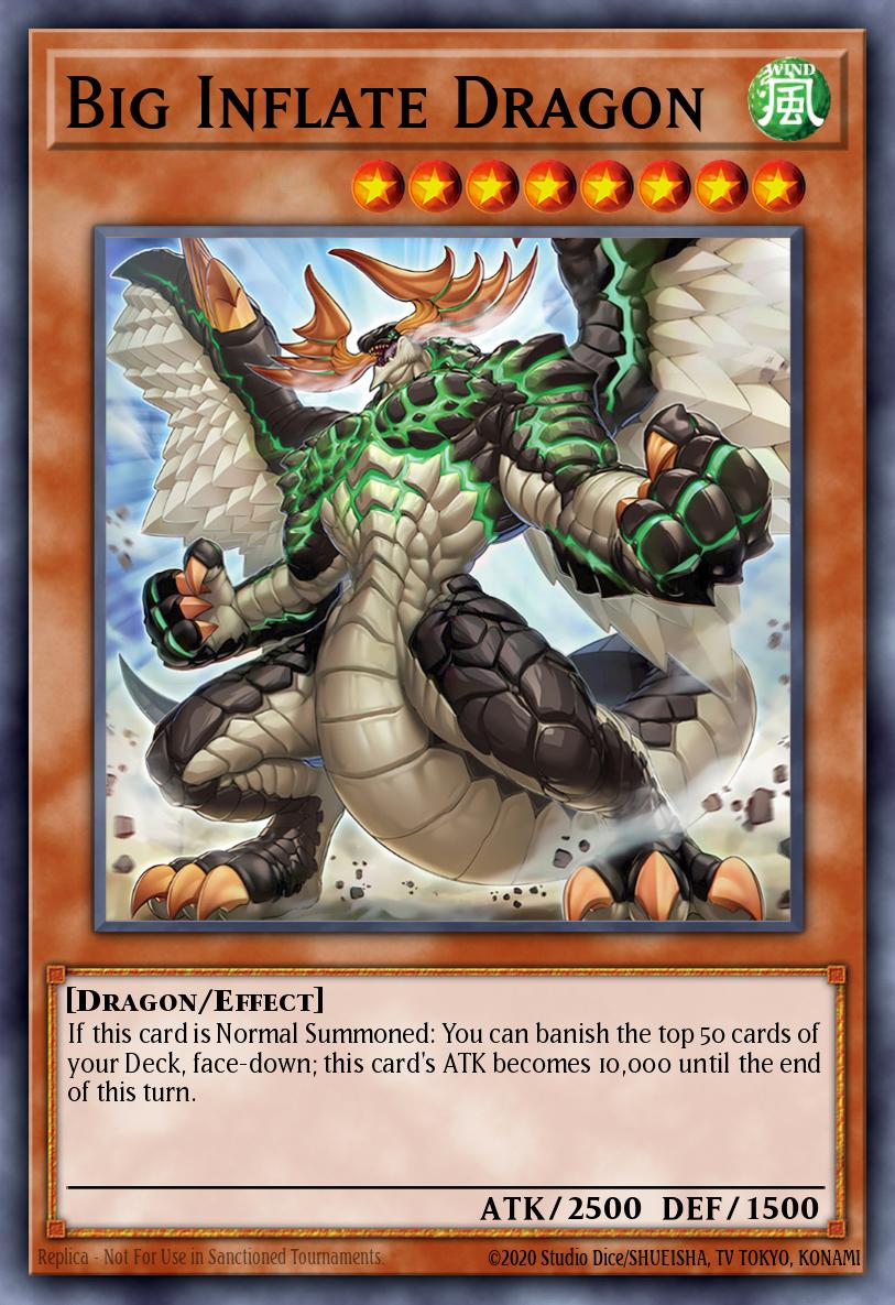 Big Inflate Dragon Yu-Gi-Oh card