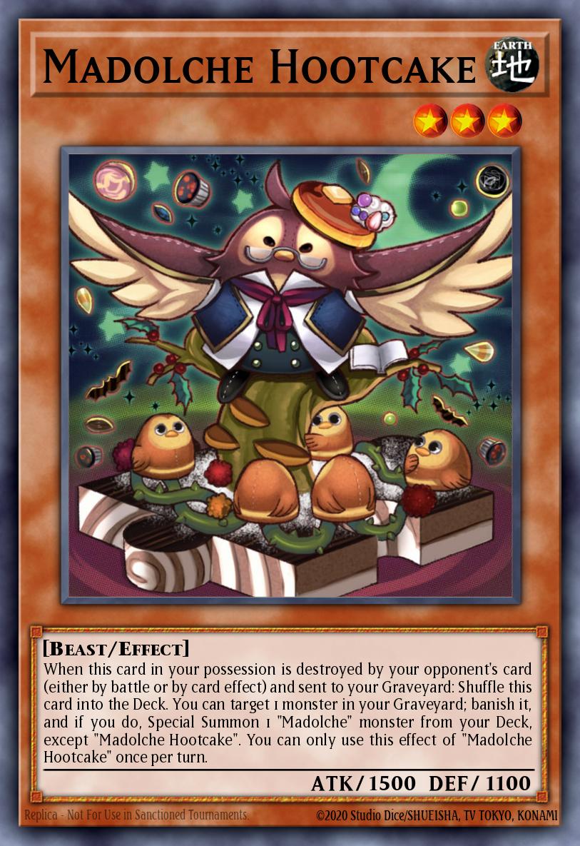 Madolche Hootcake Yu-Gi-Oh card