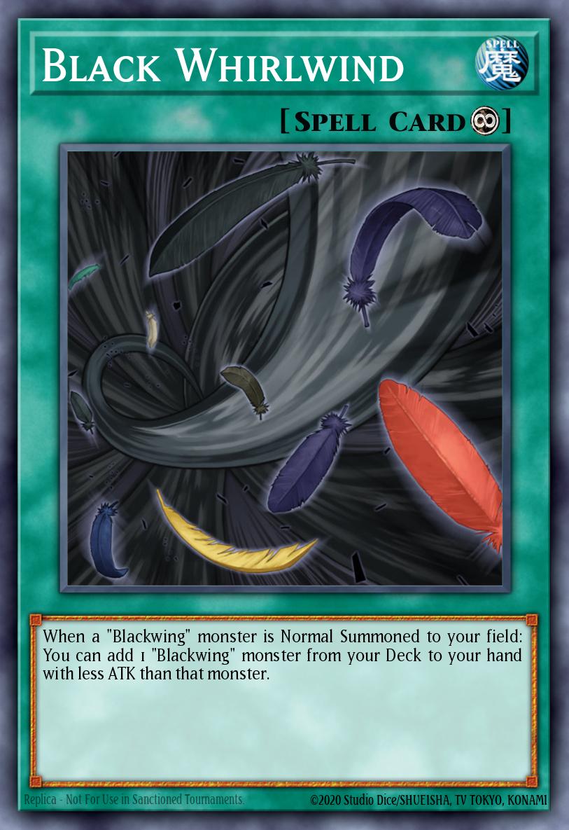 Black Whirlwind Yu-Gi-Oh card