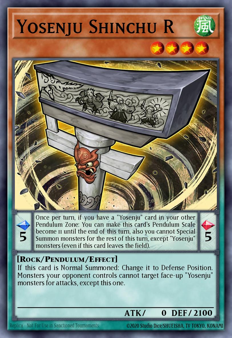 Yosenju Shinchu R Yu-Gi-Oh card