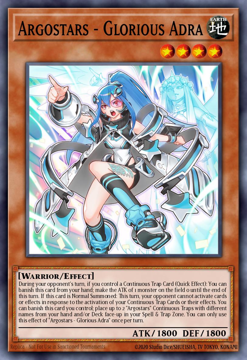 Argostars - Glorious Adra Yu-Gi-Oh card