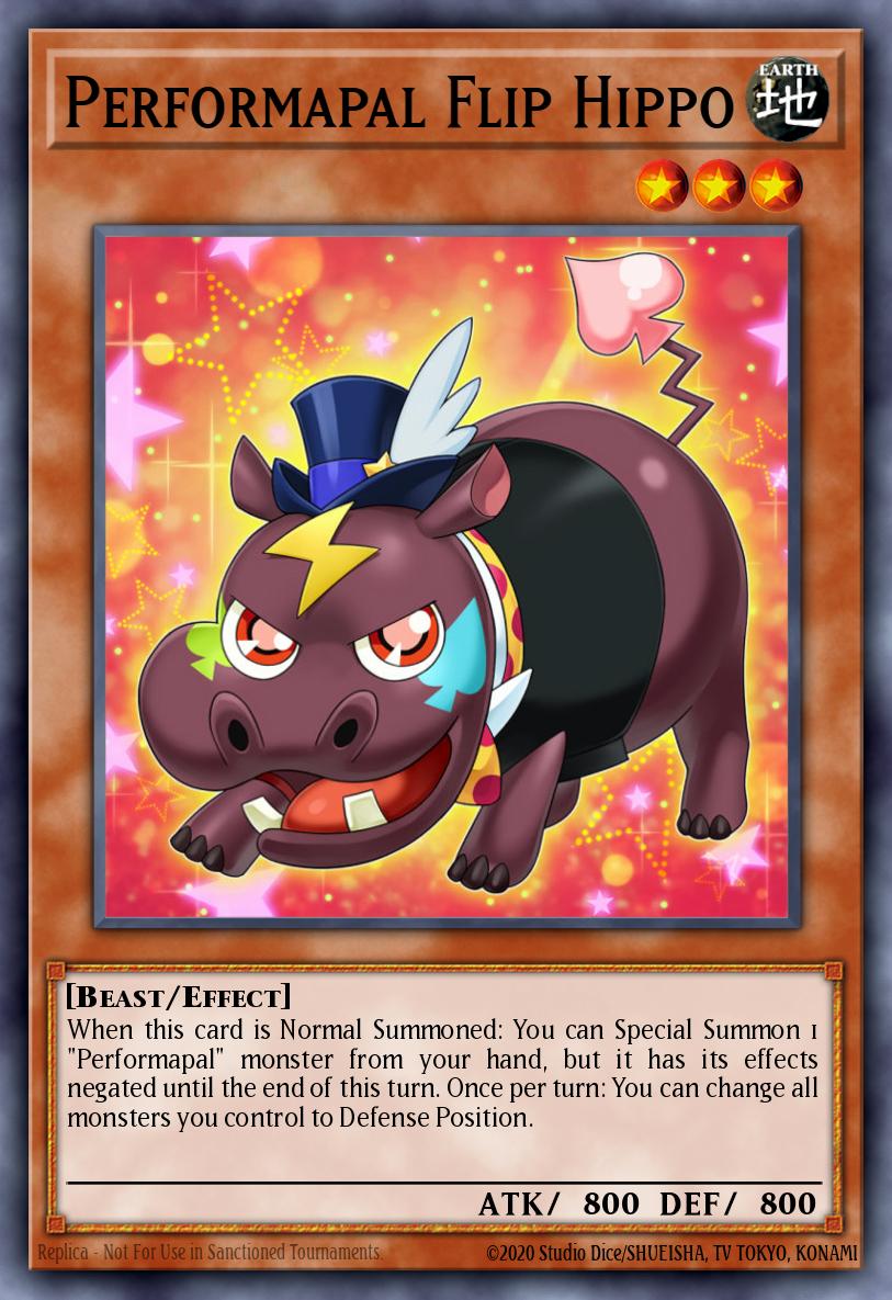 Performapal Flip Hippo Yu-Gi-Oh card