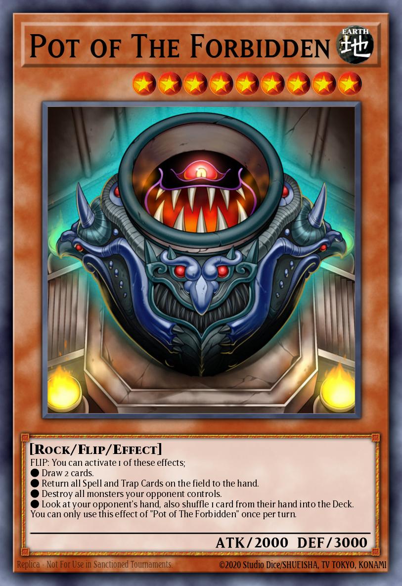 Pot of The Forbidden Yu-Gi-Oh card