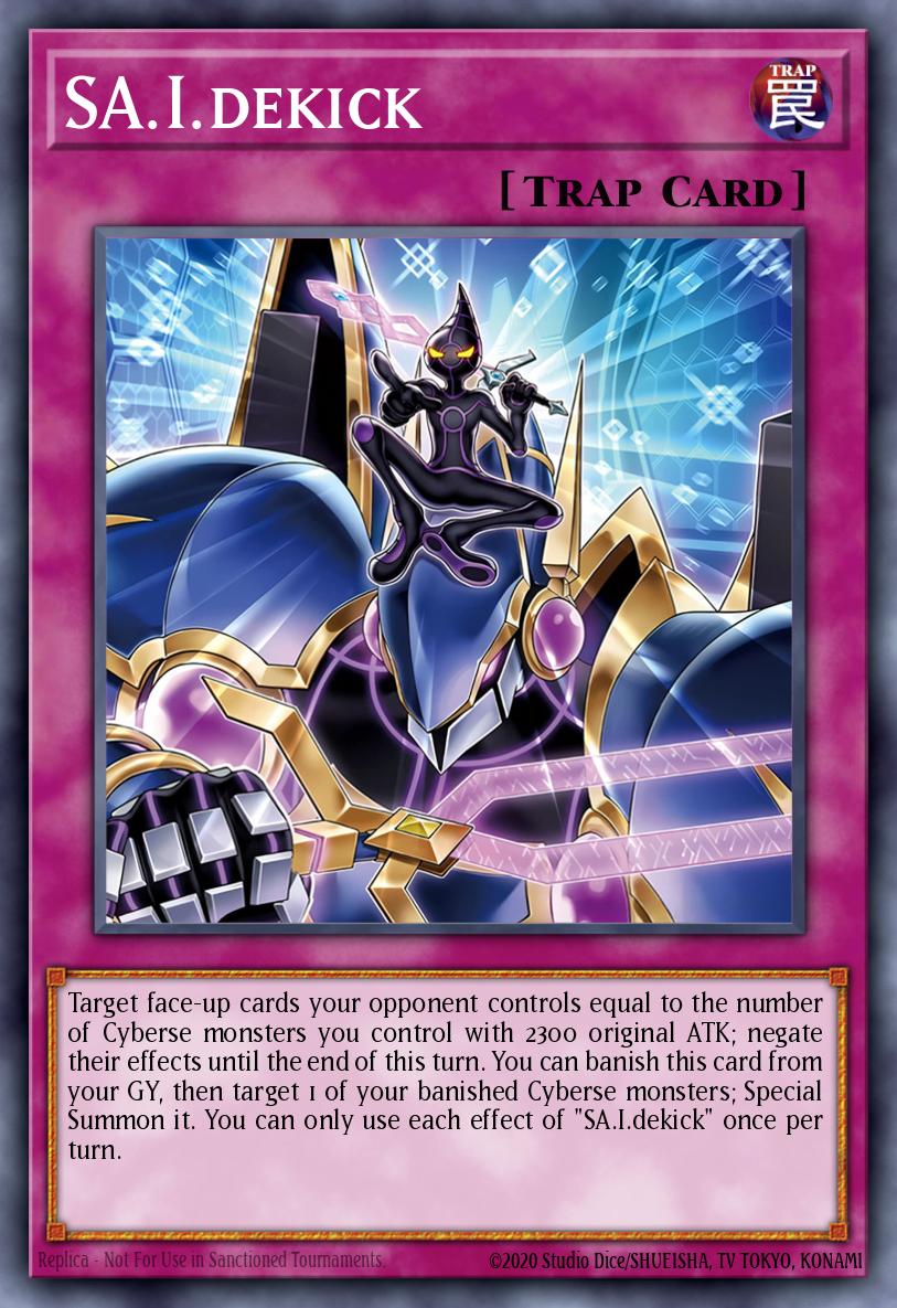 SA.I.dekick Yu-Gi-Oh card