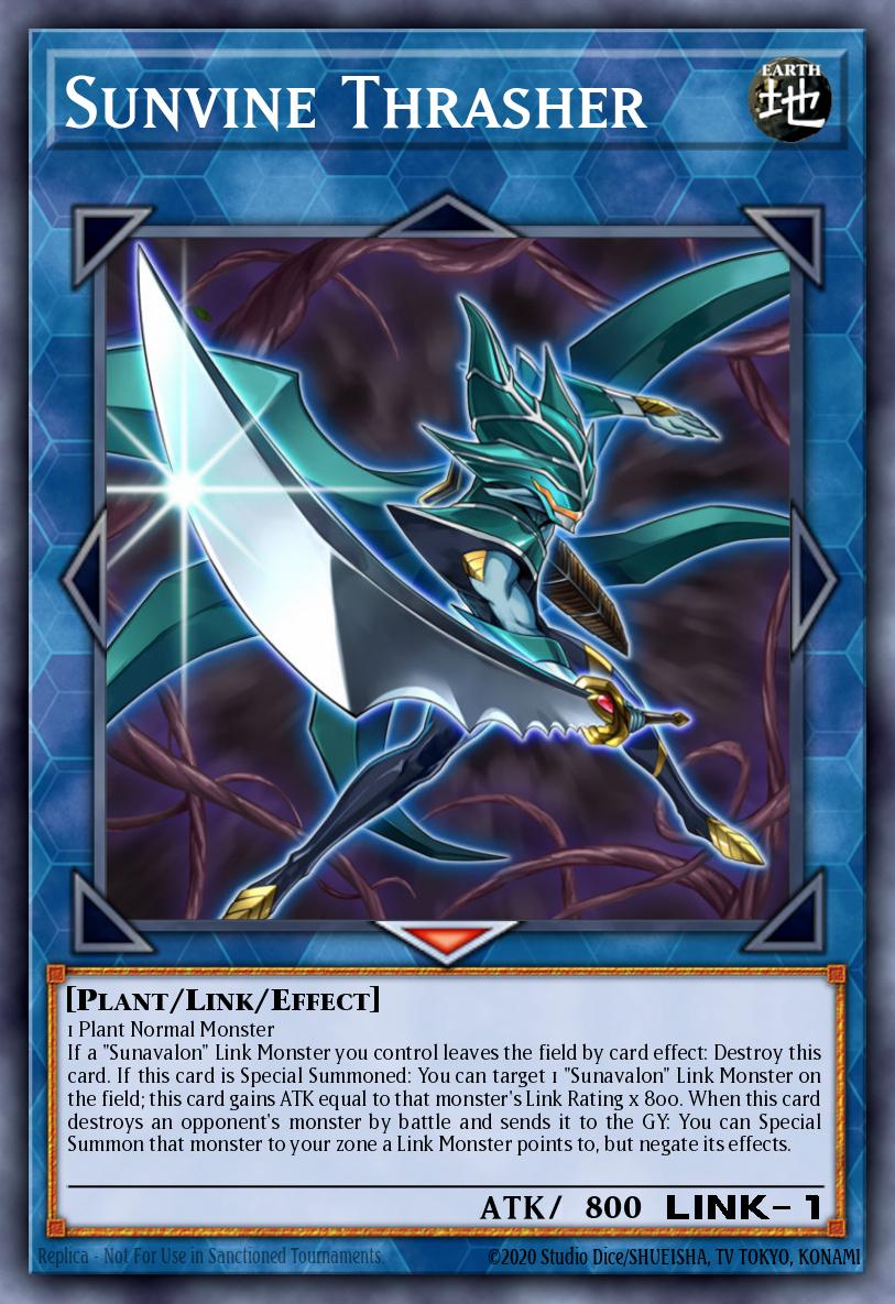 Sunvine Thrasher Yu-Gi-Oh card
