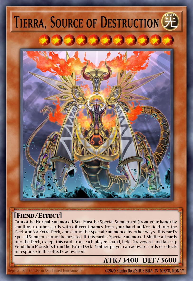 Tierra, Source of Destruction Yu-Gi-Oh card
