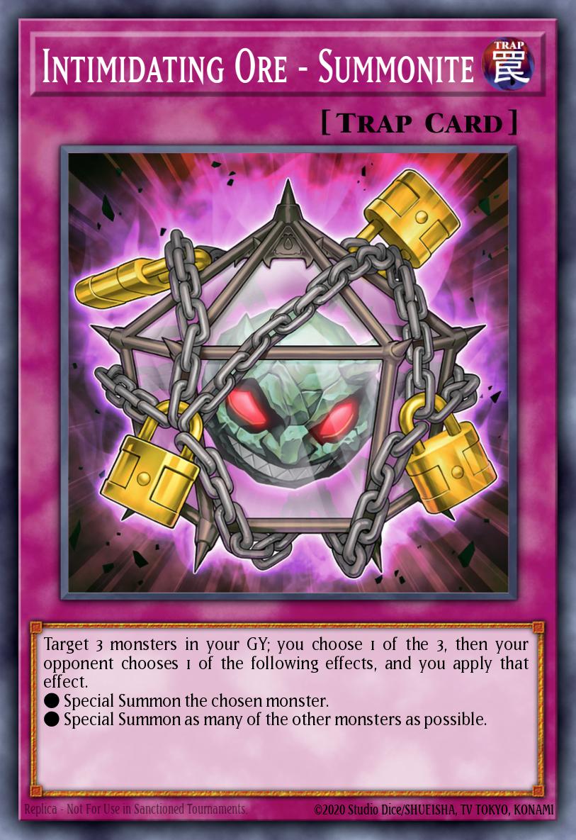 Intimidating Ore - Summonite Yu-Gi-Oh card