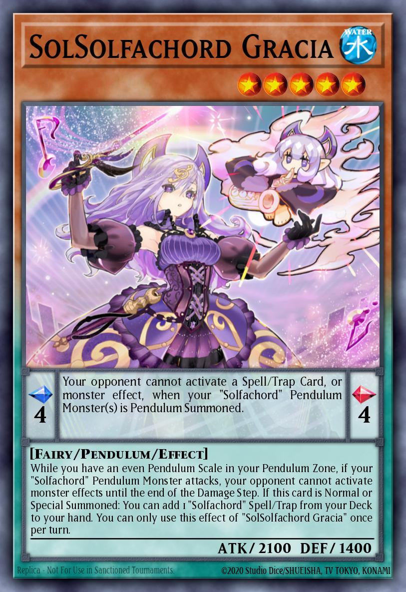 SolSolfachord Gracia Yu-Gi-Oh card
