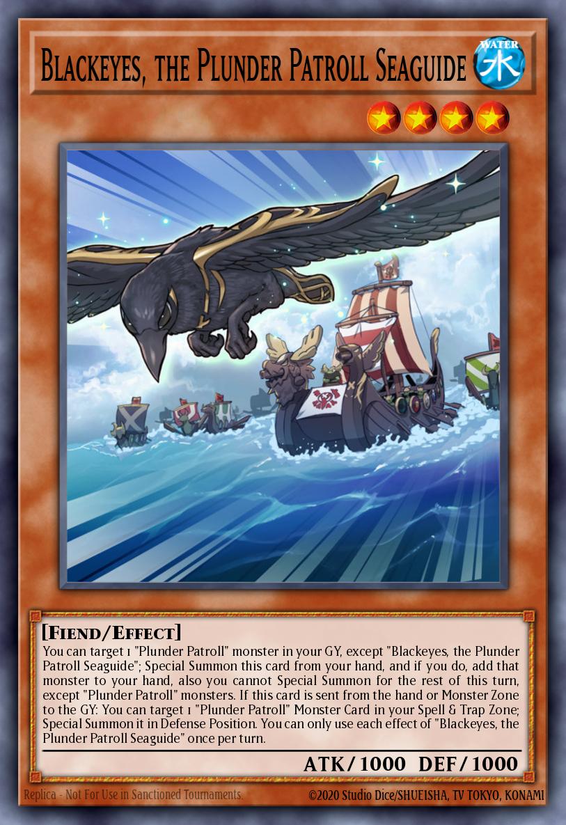 Blackeyes, the Plunder Patroll Seaguide Yu-Gi-Oh card