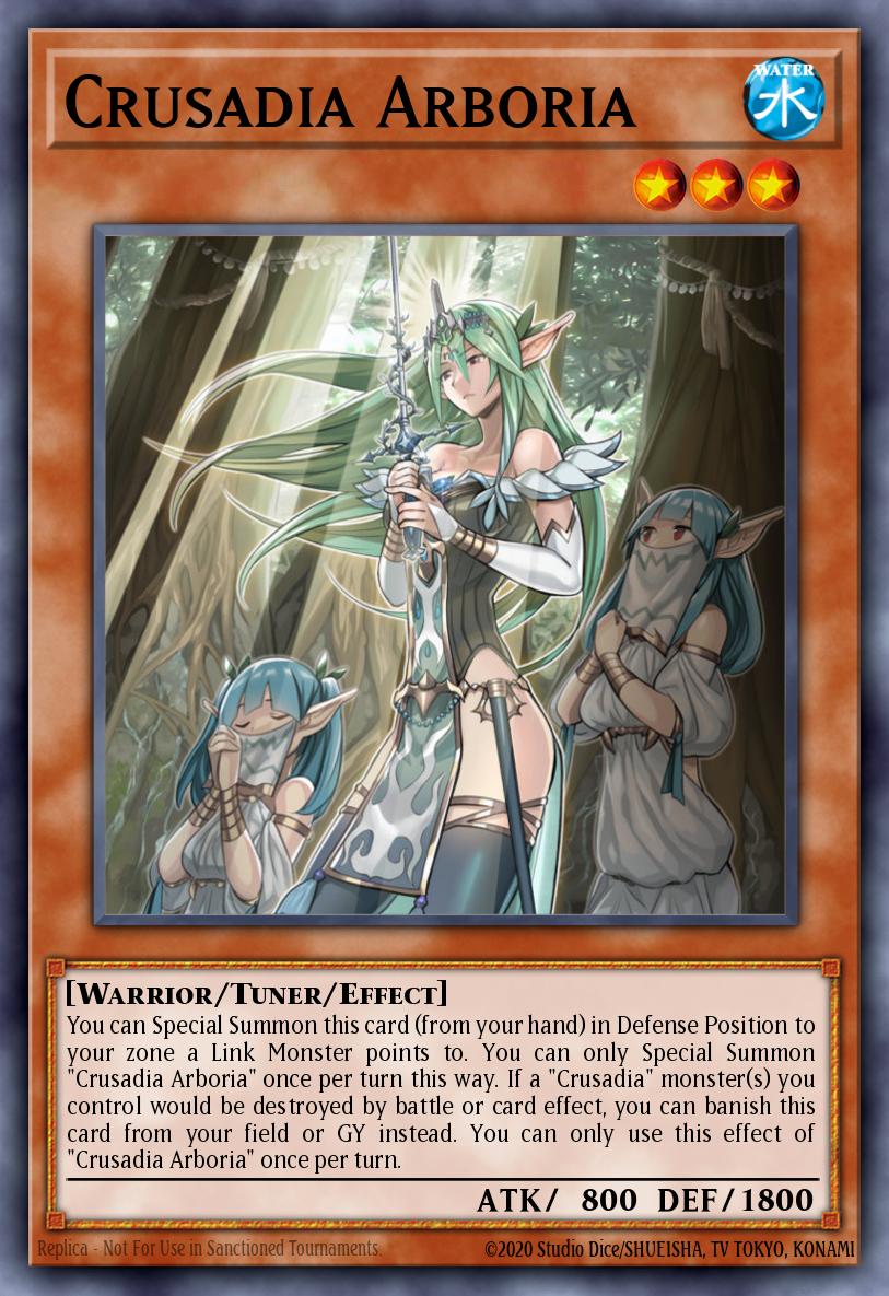 Crusadia Arboria Yu-Gi-Oh card
