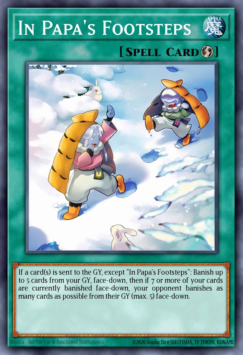 In Papa's Footsteps Yu-Gi-Oh card