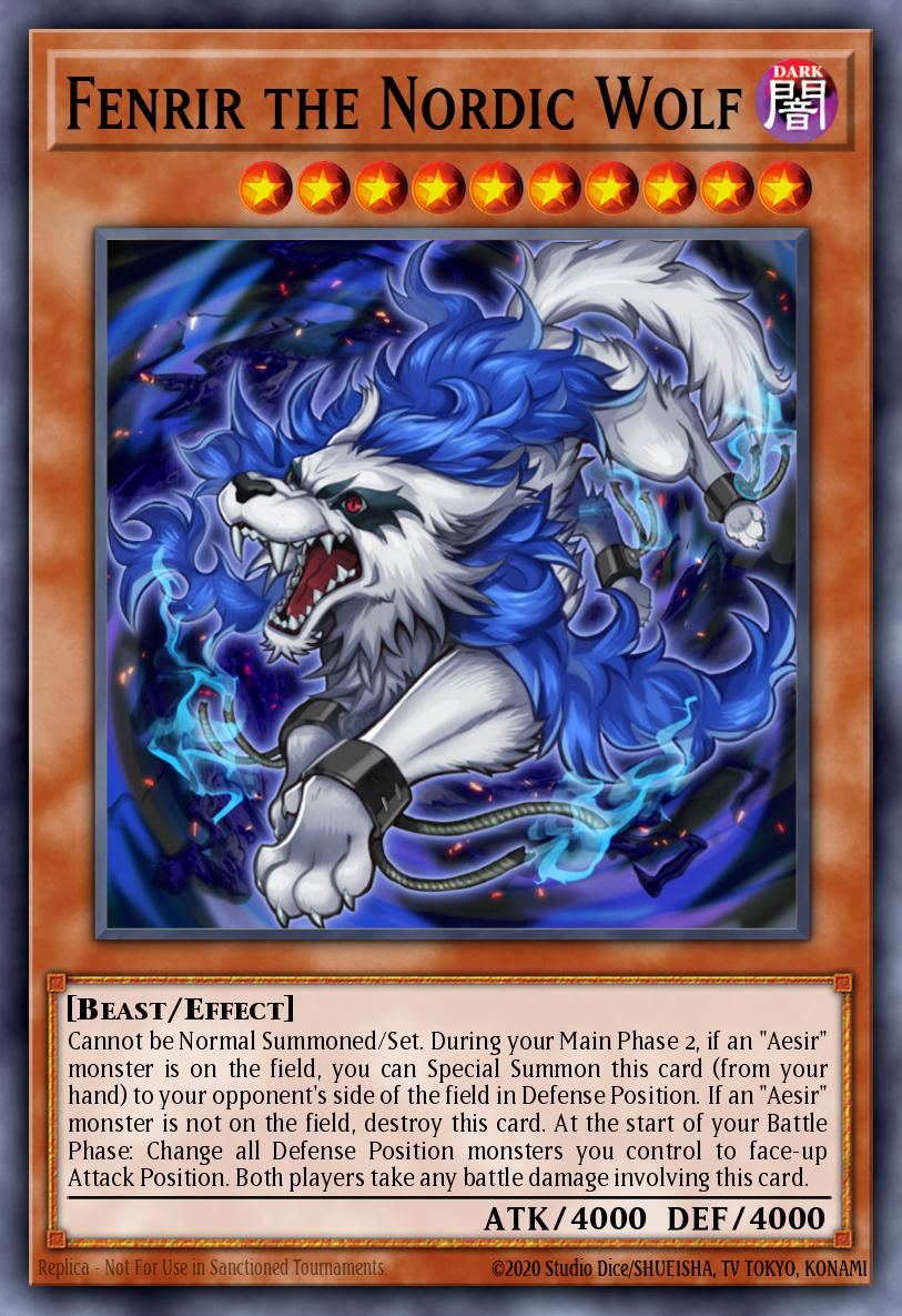 Fenrir the Nordic Wolf Yu-Gi-Oh card