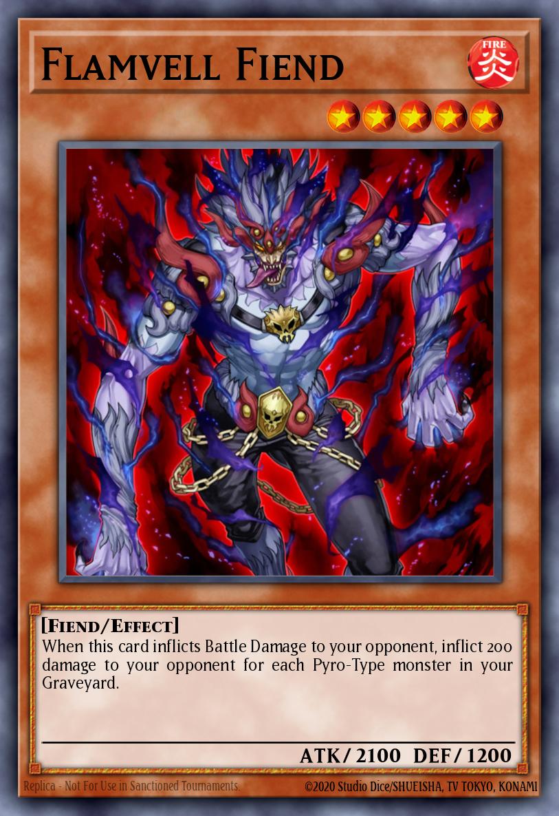 Flamvell Fiend Yu-Gi-Oh card