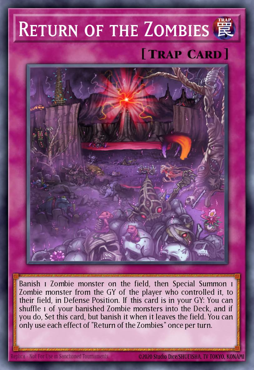Return of the Zombies Yu-Gi-Oh card