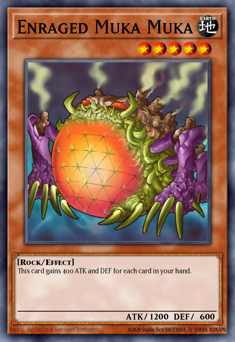 Enraged Muka Muka Yu-Gi-Oh card