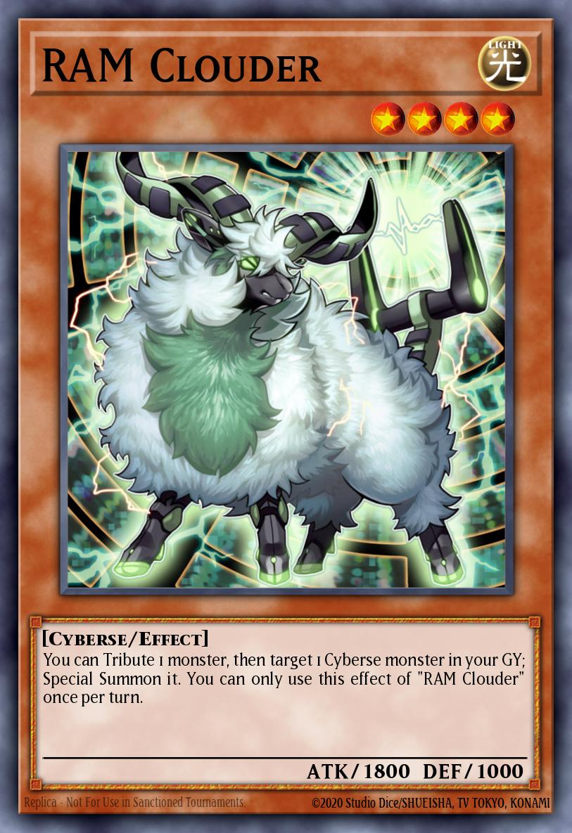 RAM Clouder Yu-Gi-Oh card