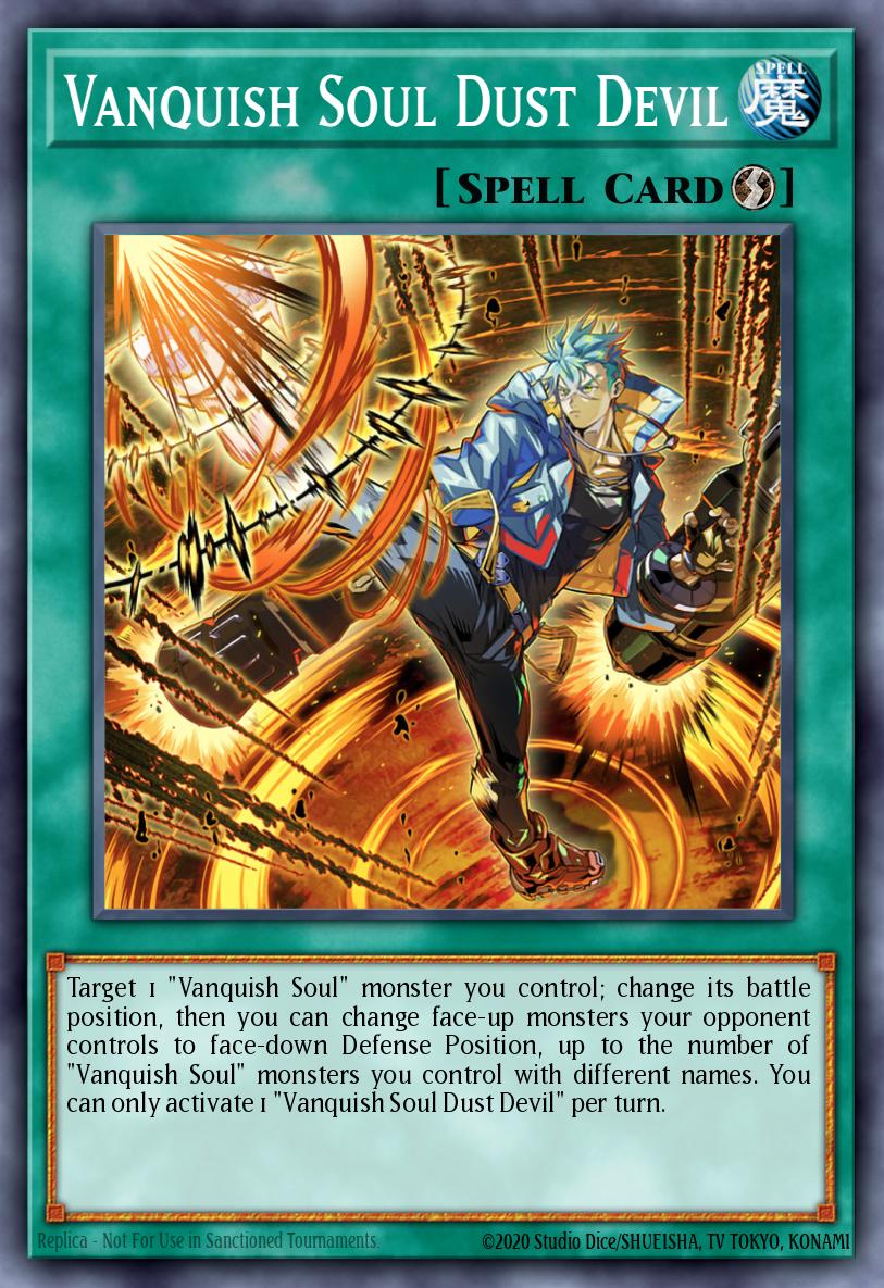 Vanquish Soul Dust Devil Yu-Gi-Oh card