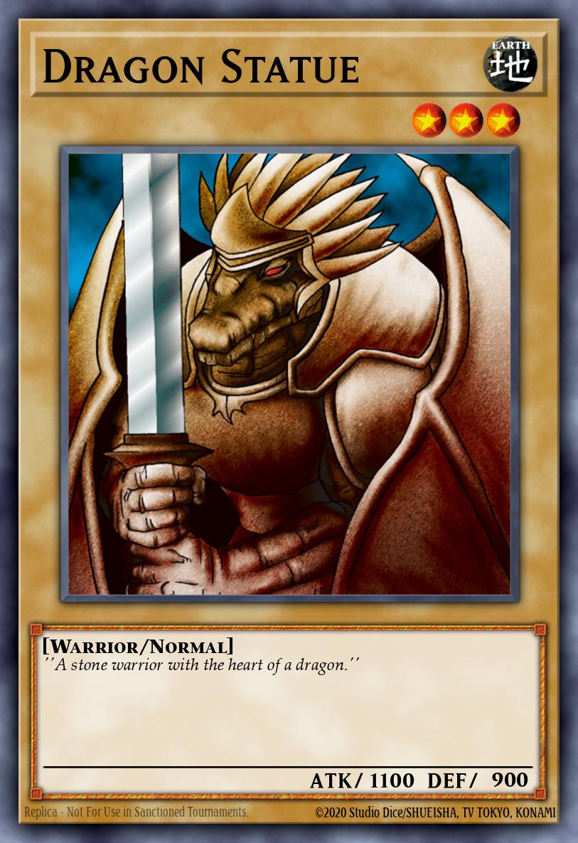 Dragon Statue Yu-Gi-Oh card