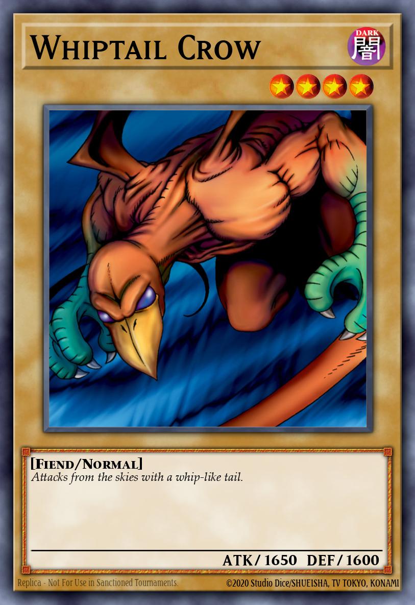 Whiptail Crow Yu-Gi-Oh card