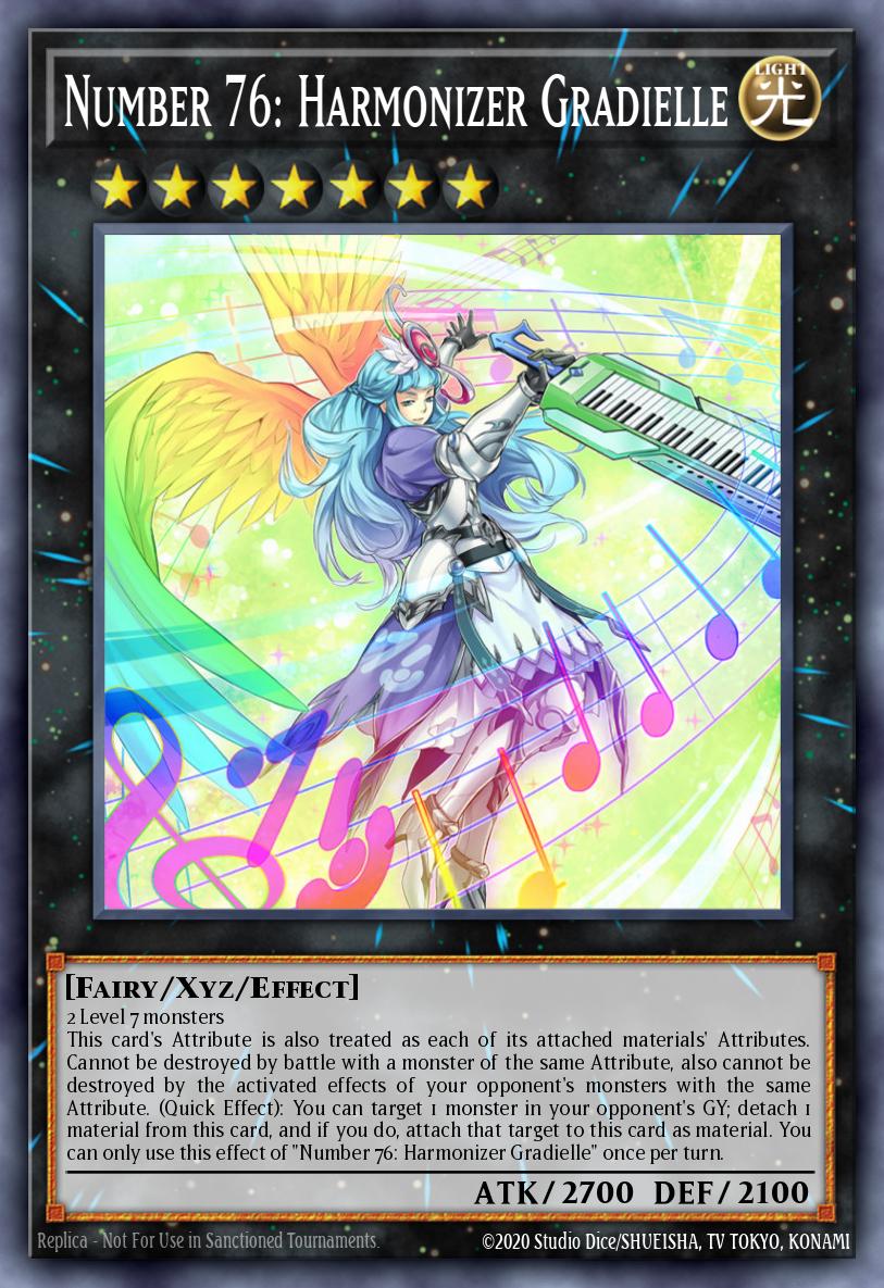 Number 76: Harmonizer Gradielle Yu-Gi-Oh card