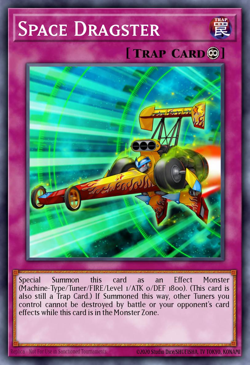 Space Dragster Yu-Gi-Oh card