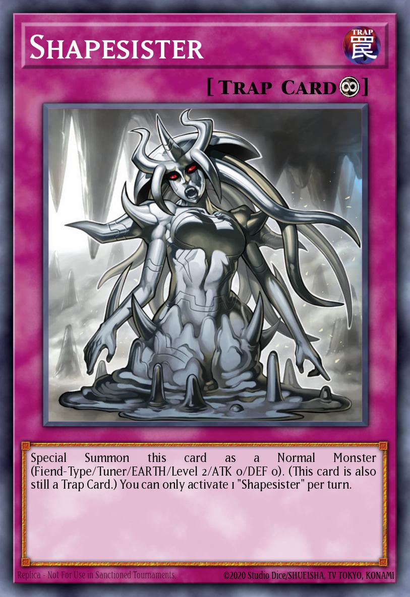 Shapesister Yu-Gi-Oh card