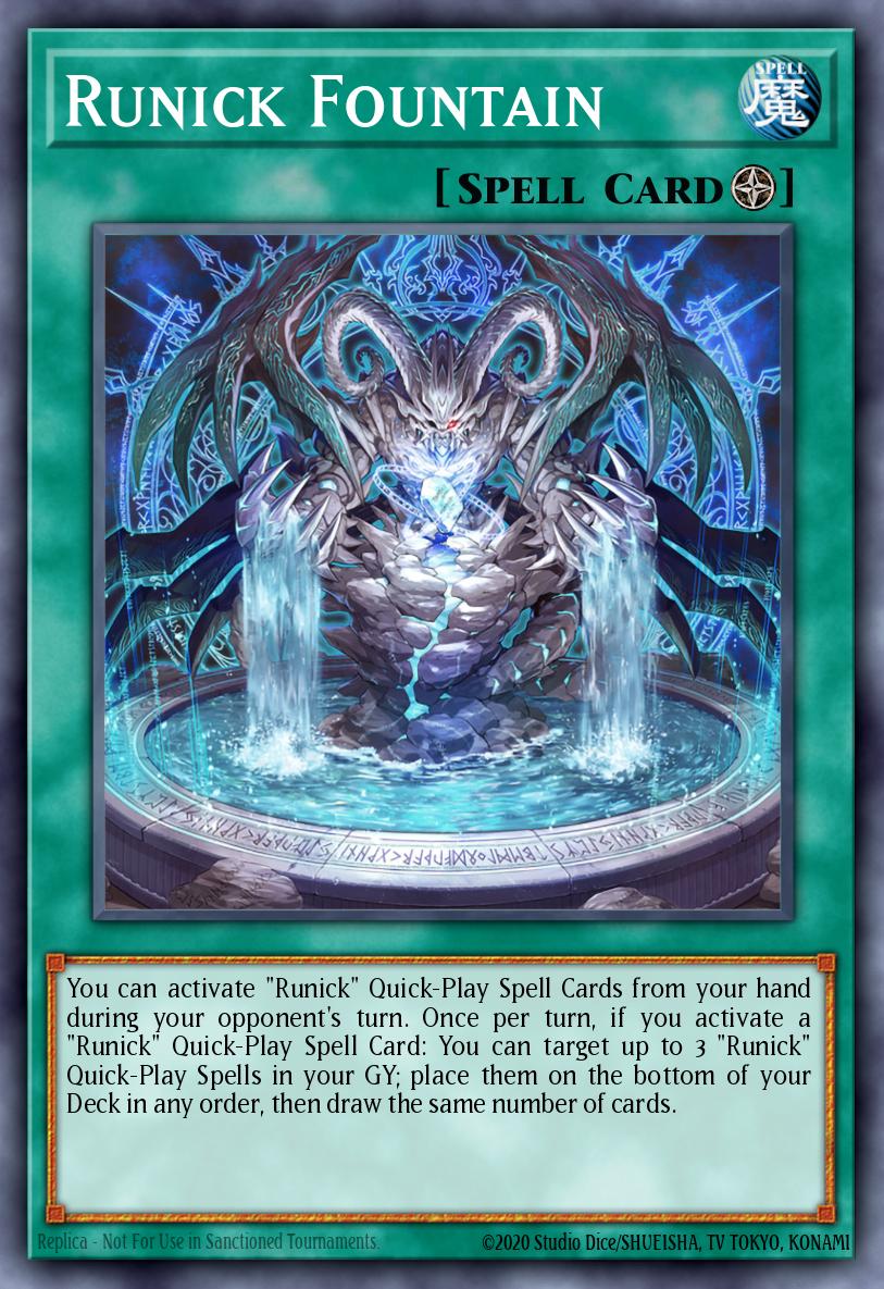 Runick Fountain Yu-Gi-Oh card