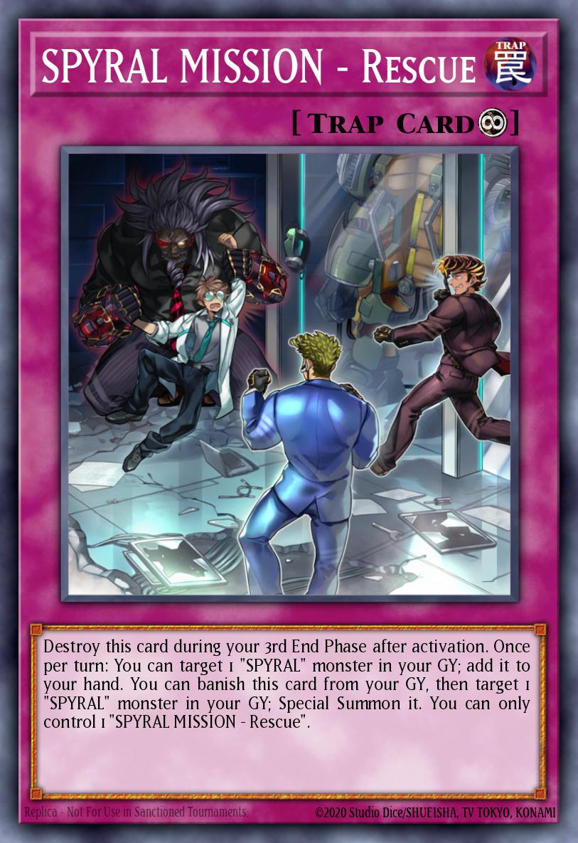 SPYRAL MISSION - Rescue Yu-Gi-Oh card
