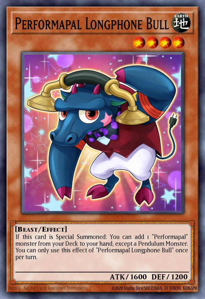 Performapal Longphone Bull Yu-Gi-Oh card