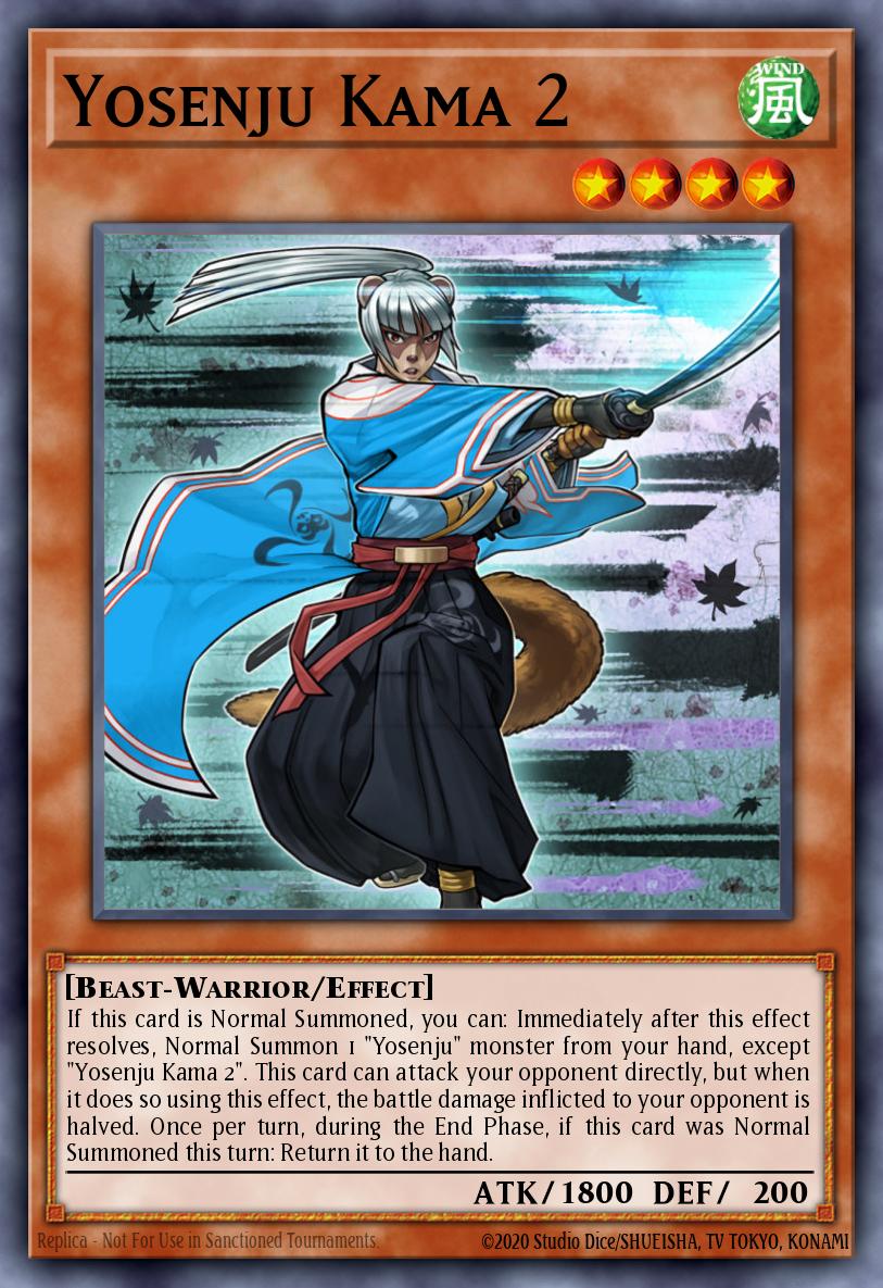Yosenju Kama 2 Yu-Gi-Oh card