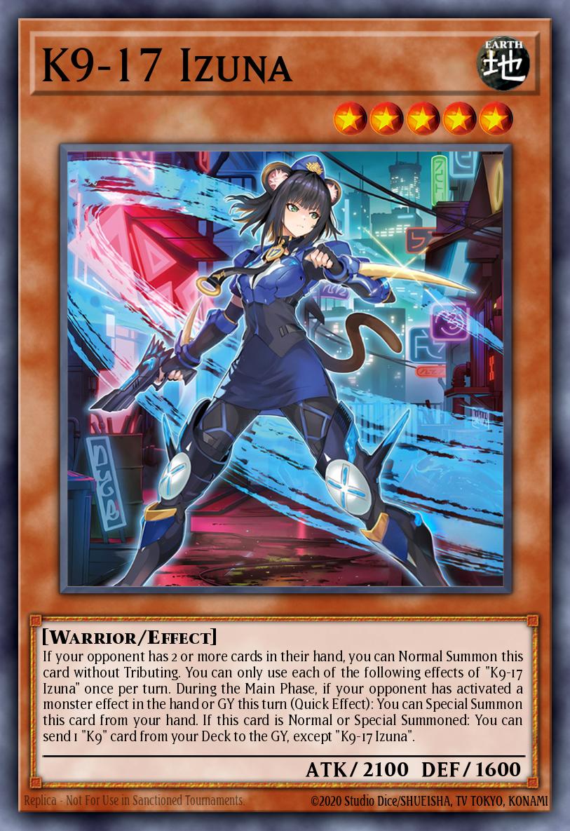K9-17 Izuna Yu-Gi-Oh card