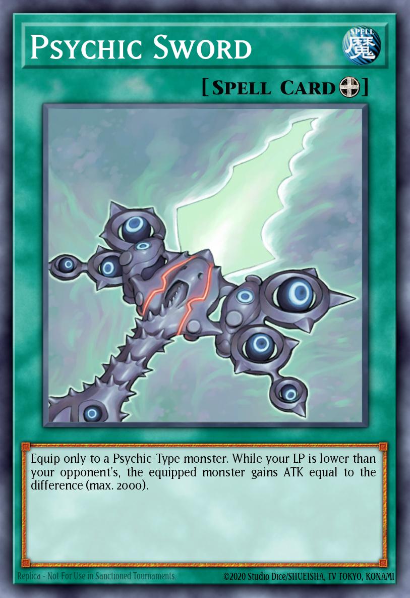 Psychic Sword Yu-Gi-Oh card
