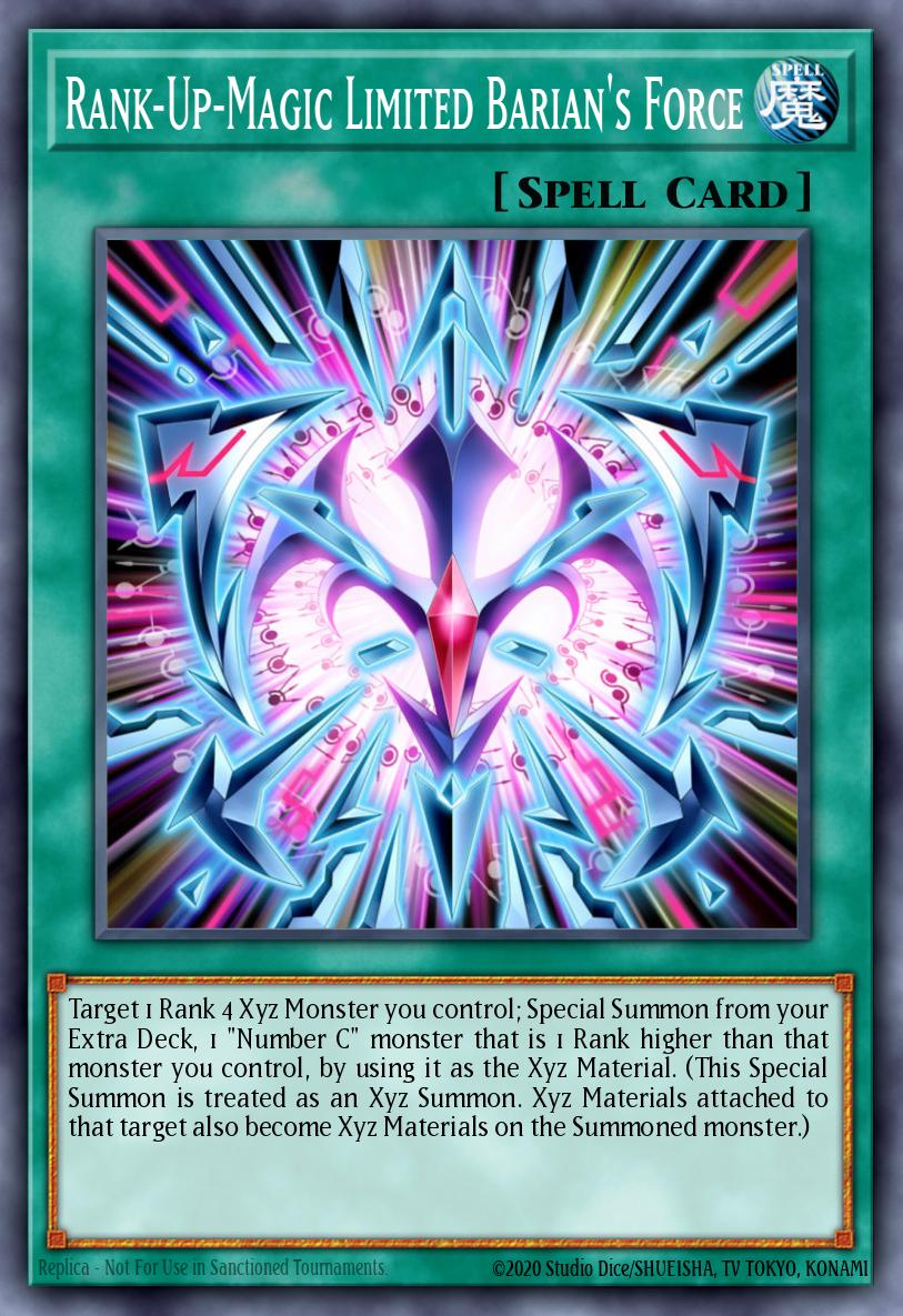 Rank-Up-Magic Limited Barian's Force Yu-Gi-Oh card