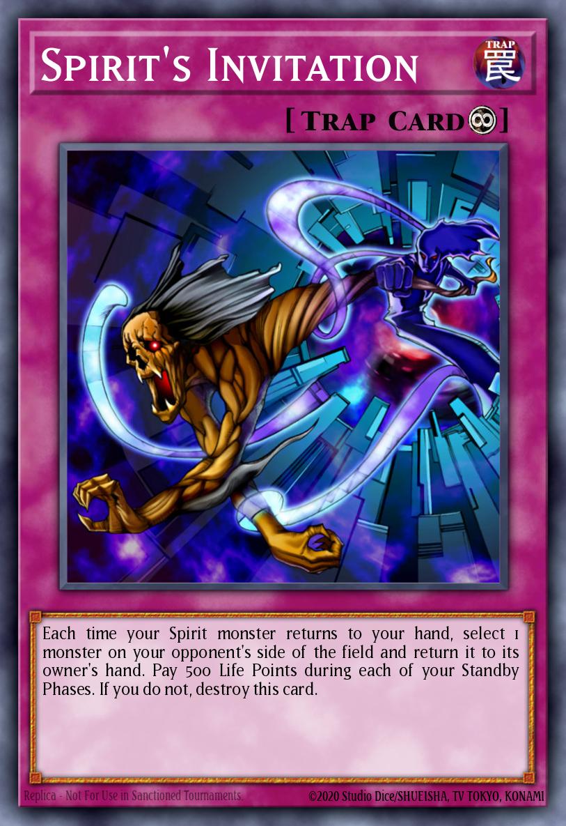 Spirit's Invitation Yu-Gi-Oh card