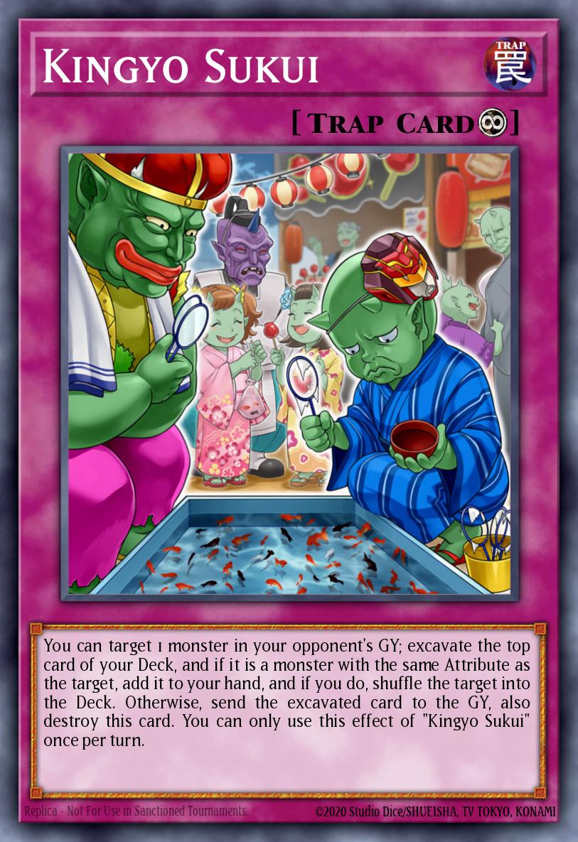 Kingyo Sukui Yu-Gi-Oh card