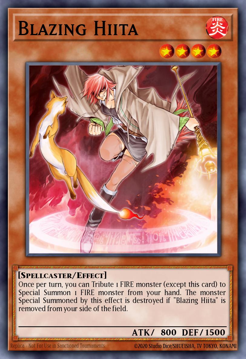 Blazing Hiita Yu-Gi-Oh card