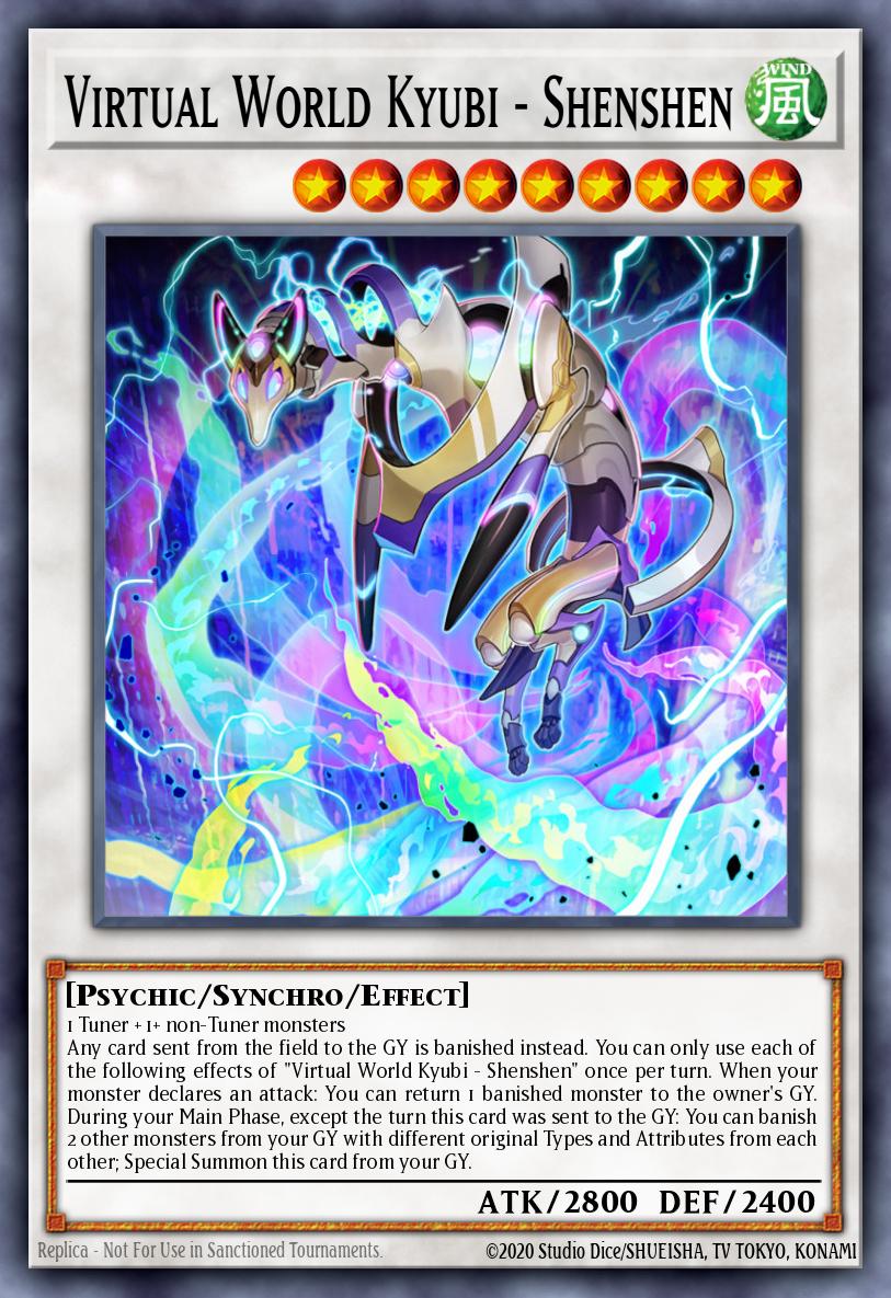 Virtual World Kyubi - Shenshen Yu-Gi-Oh card