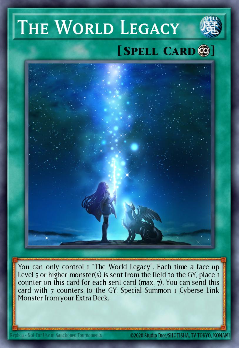 The World Legacy Yu-Gi-Oh card