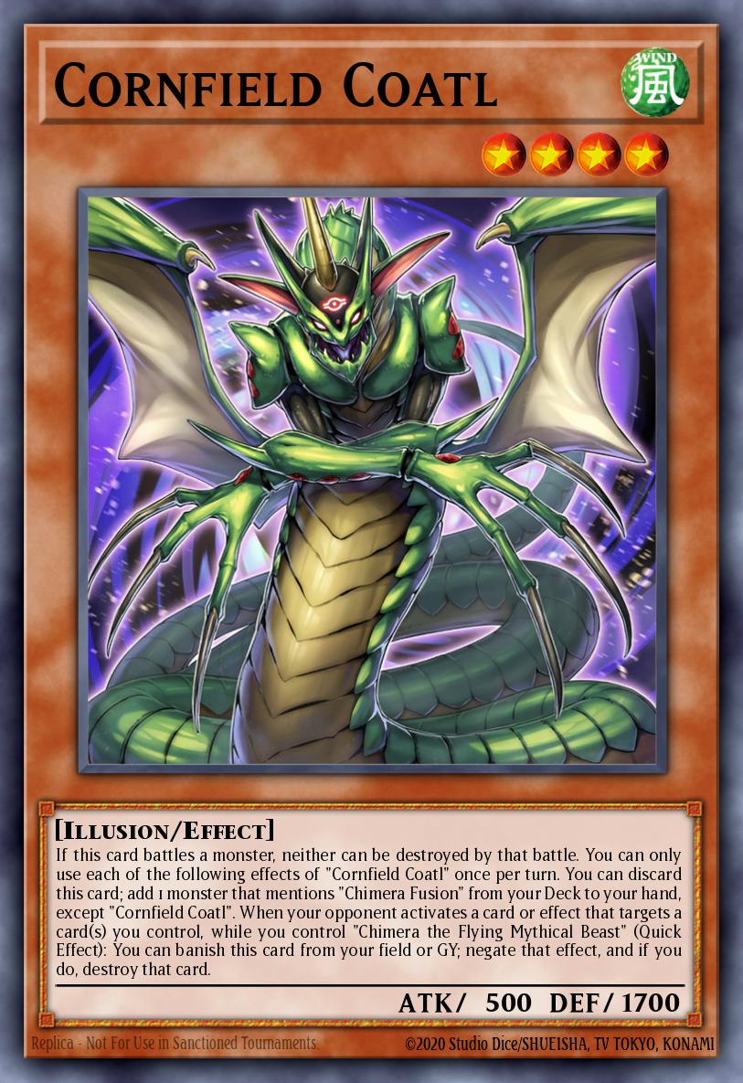 Cornfield Coatl Yu-Gi-Oh card