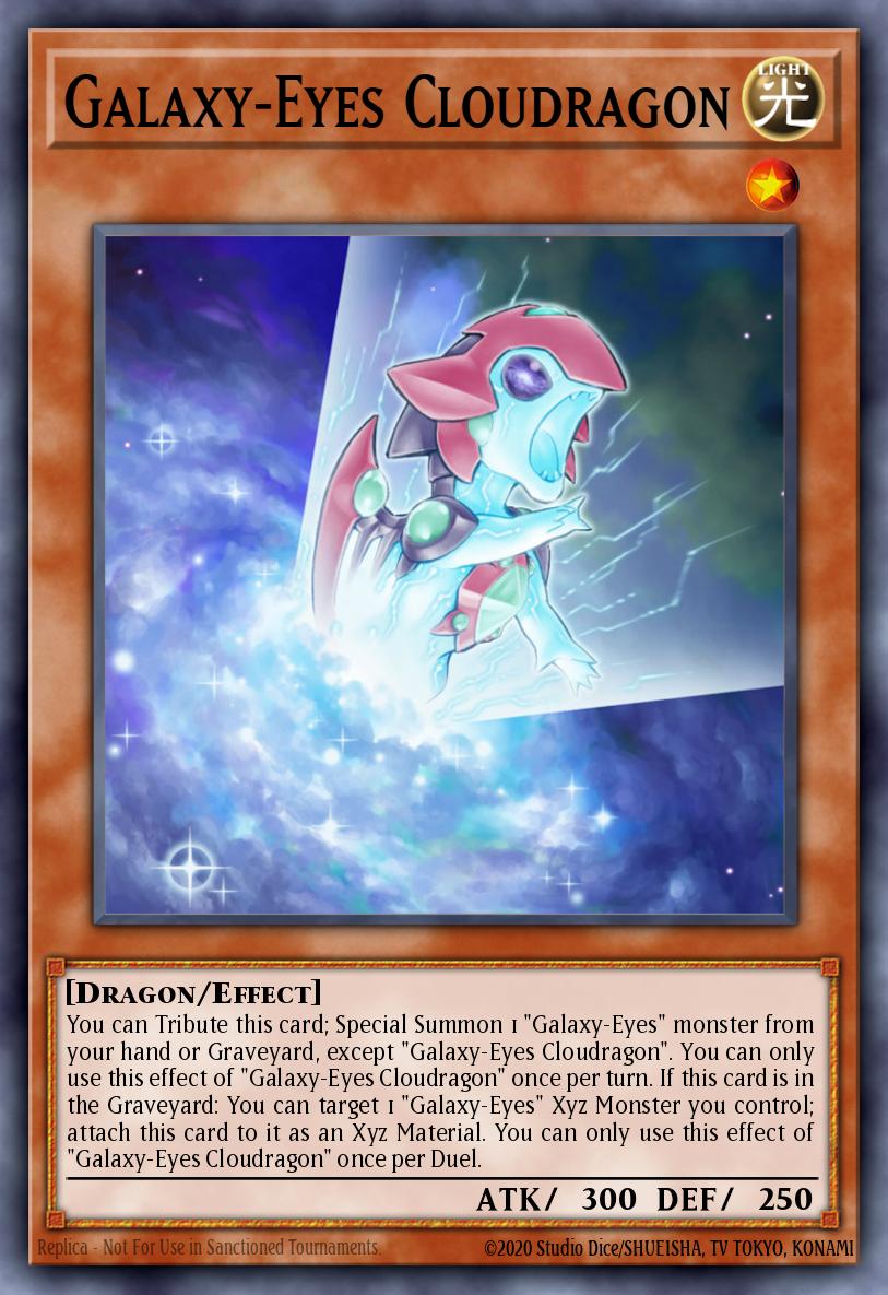 Galaxy-Eyes Cloudragon Yu-Gi-Oh card